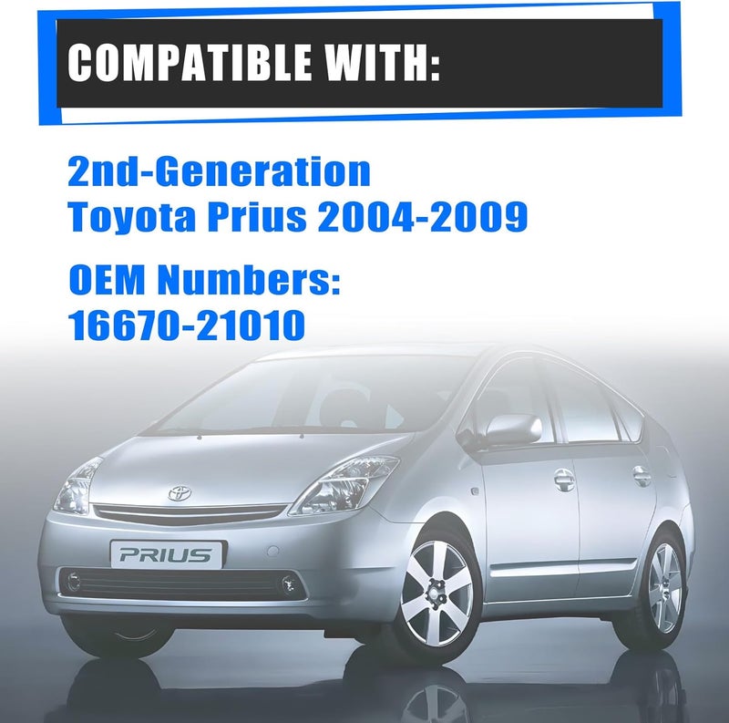 AIKEN Coolant Flow Control Valve Coolant Water Valve Compatible with Gen2 Toyota Prius 2004 2005 2006 2007 2008 2009 P/N 1667021010 601-021. - Image 3